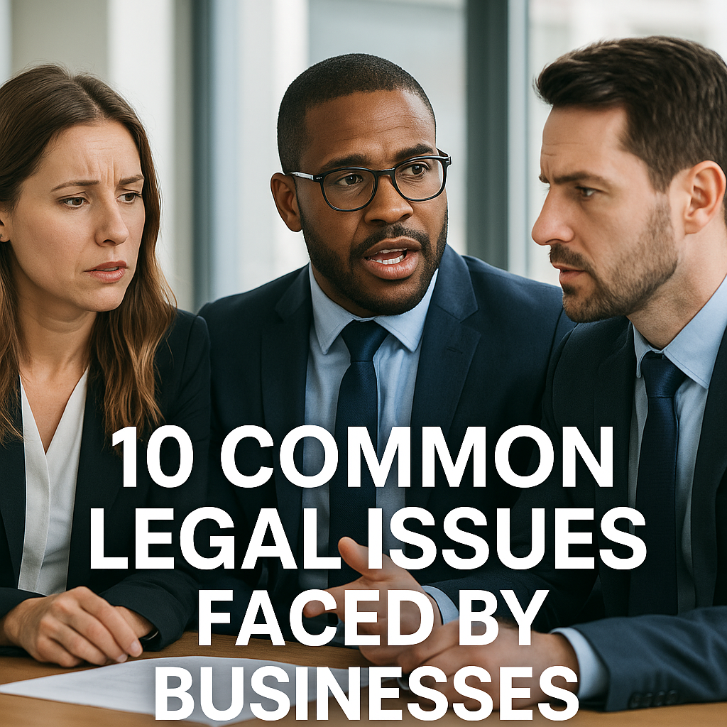 10 Common Legal Issues Faced UK Businesses